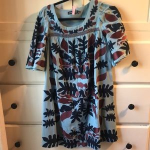 Antik Batik Embroidered Dress Sz M